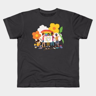 Kids Painting Kids T-Shirt